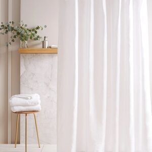 Quince Classic White Shower Curtain